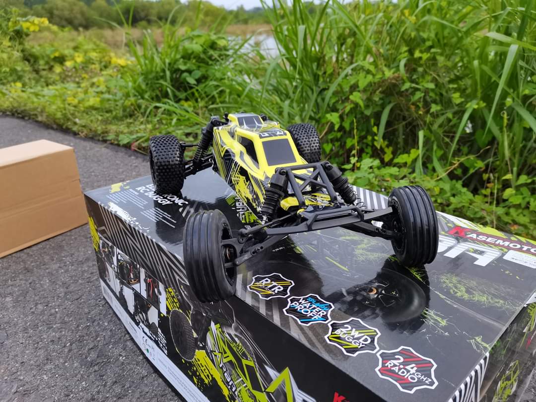 รถบังคับวิทยุ KASEMOTO APBA 1/10 BUGGY 2.4 GHZ 50KMH ชุดพร้อมเล่น ระบบโช๊คอัพ 4ล้อ
