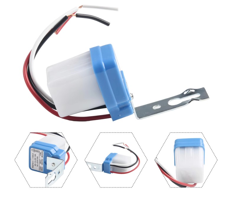 สวิทช์แสง AC/DC 24V 10A Photo switch Light control switch เปิด-ปิดไฟ อัตโนมัติ สวิตช์แสง