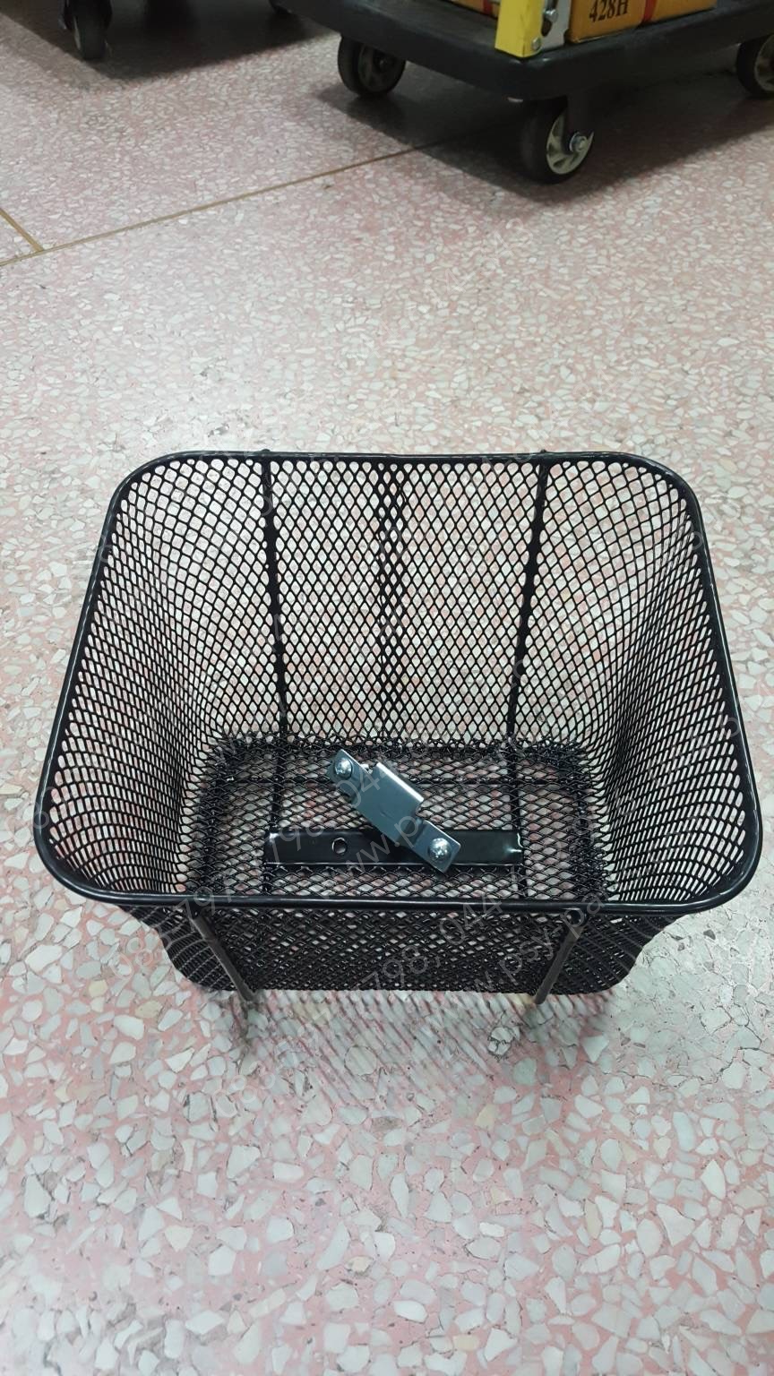ตะกร้าหน้า RC 100J2 ลวดตาข่าย สีดำ