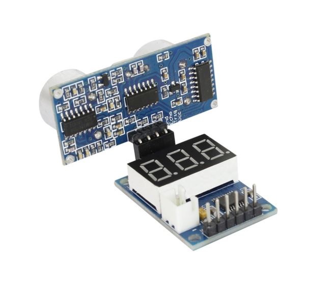 โมดูลมิเตอร์วัดระยะโดยใช้ร่วมกับ HC-SR04 Ultrasonic Distance Measurement Control Board Test Board Rangefinder Digital Display Serial Output