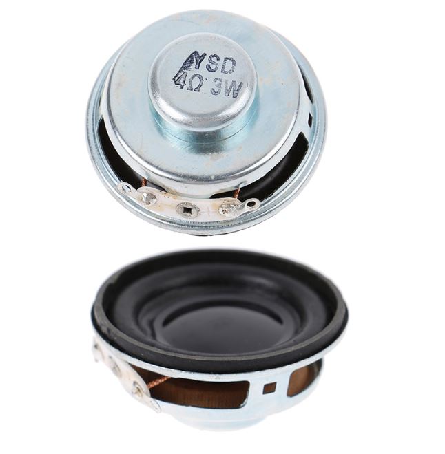 ลำโพง 4 Ohm 3W ขนาด 4 cm small audio horn speaker 3 watt toy speaker mini amplifier round small speaker diameter 4CM