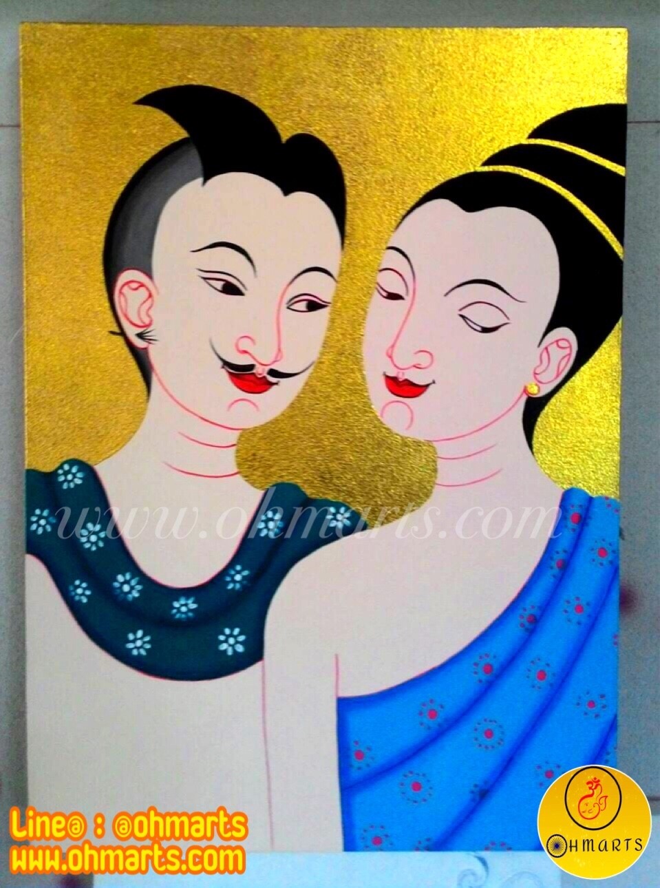 ภาพวาดเอกลักษณ์ไทย B0010