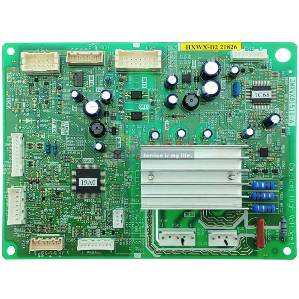 แผงบอร์ดตู้เย็นTOSHIBA(โตชิบา)รุ่น*GR-T41KBZ/GR-T46KBZ*อะไหล่แท้*ใช้ได้กับทุกรุ่นที่ทางร้านระบุไว้