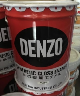 DENZO SYNTHETIC GLOSS ENAMEL สีเคลือบเงาเดนโซ่ (ถัง)