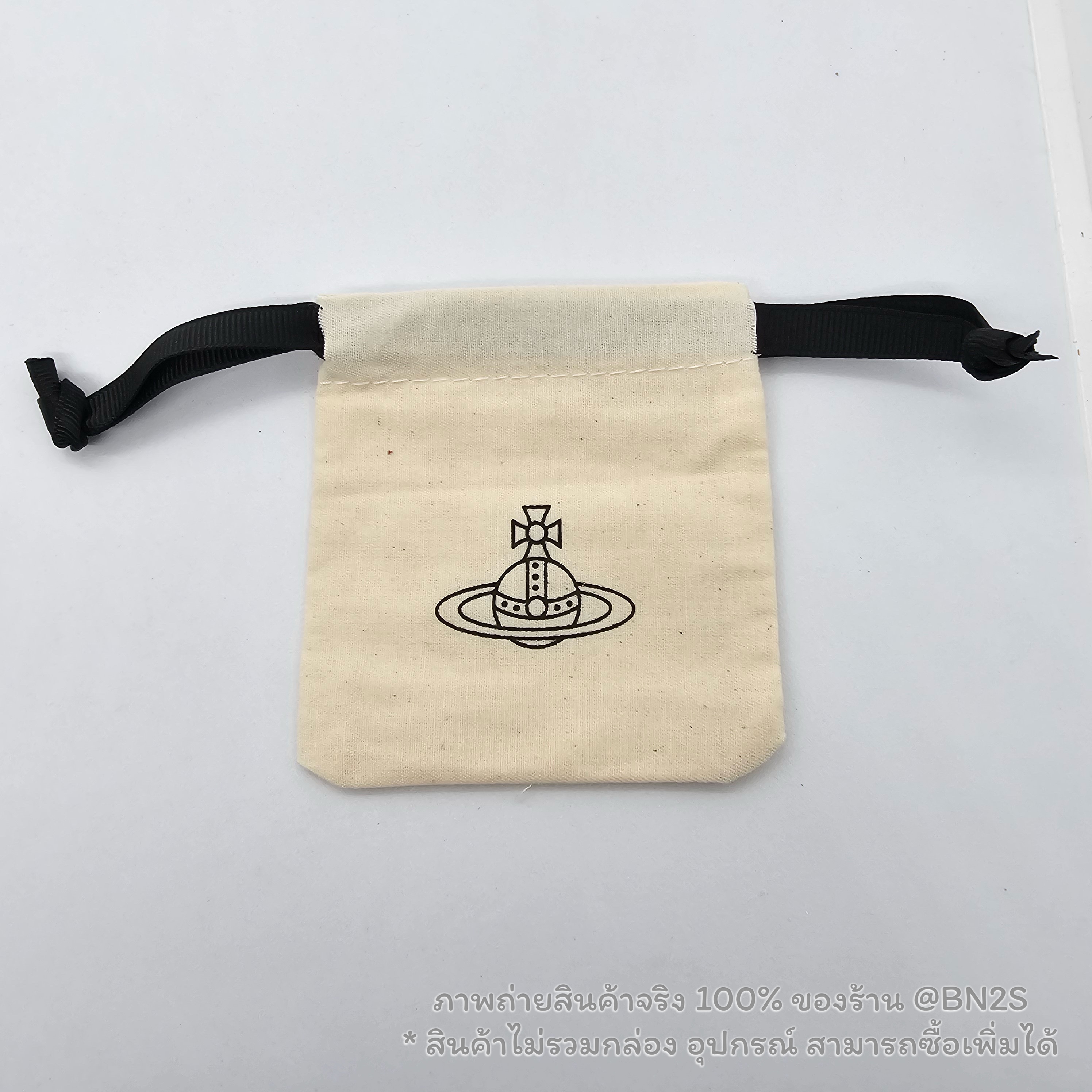 ถุงผ้าเก็บเครื่องประดับ Vivienne Westwood ขนาด 8x8 ซม.