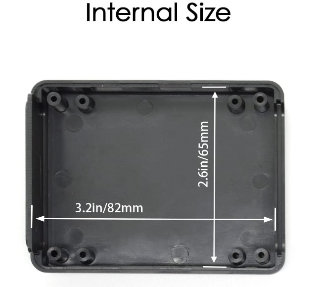 กล่องพลาสติก 90*70*28 mm. สีขาว white color 90x70x28 mm. abs plastic enclosure for small device box enclosure plastic GPS junction box
