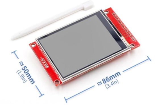 TFT LCD 240×320 2.8" V1.2 SPI Touch Panel Serial Port Module With ILI9341 2.8Inch SPI Serial Display With Touch Pen
