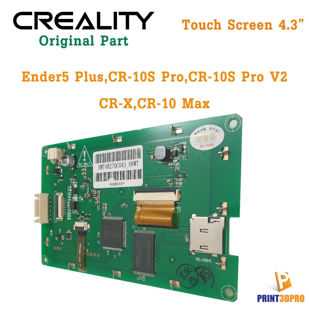 Creality Part Touch Screen 4.3inc for Ender5 Plus ,CR-10S Pro, CR-10S Pro V2 ,CR-X ,CR-10 Max