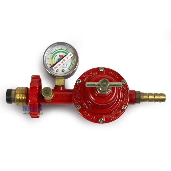High pressure regulator with pressure gauge + safety R924sp, Nanotech brand
