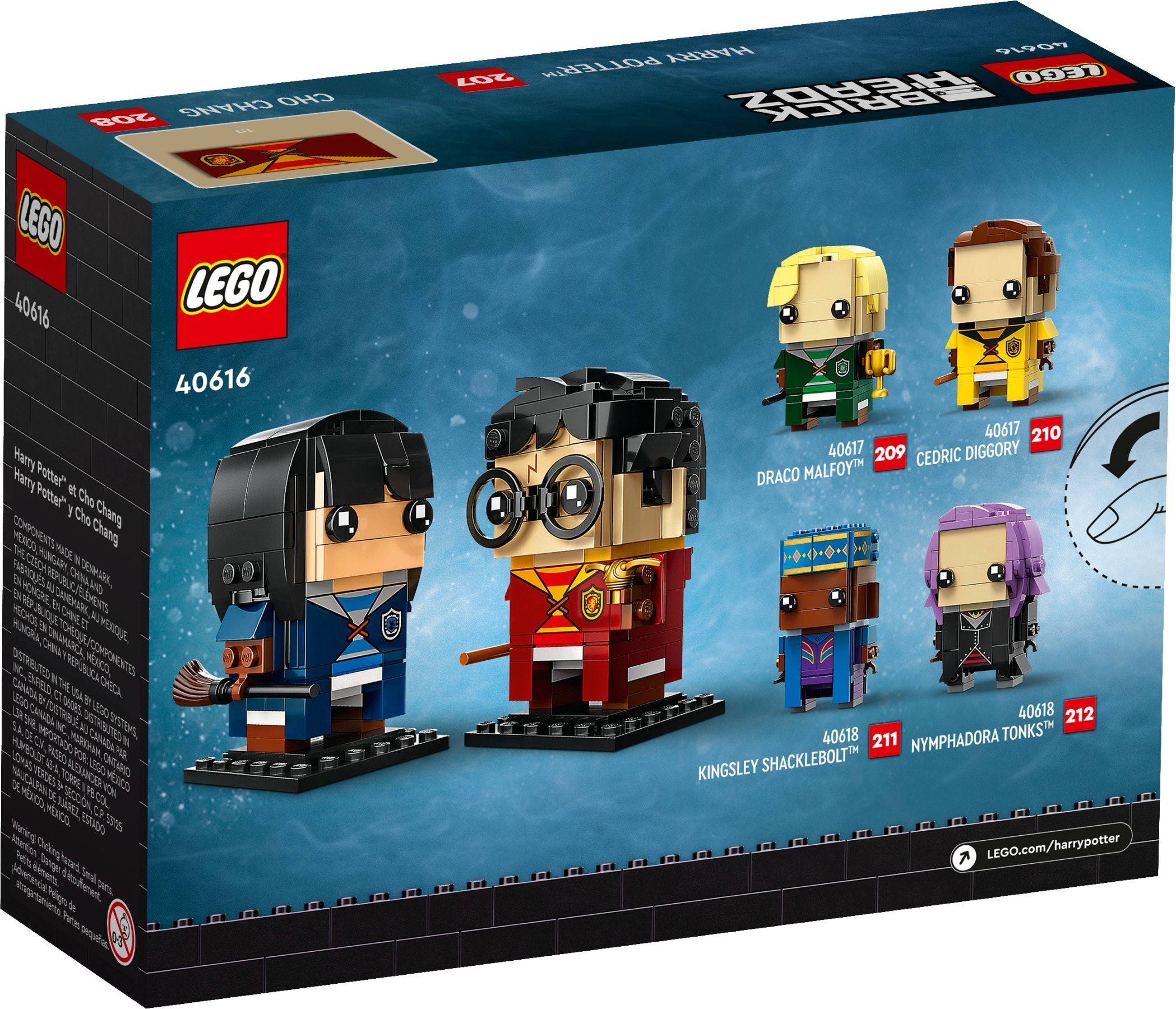 LEGO เลโก้ Brickheadz 40616 Harry Potter & Cho Chang