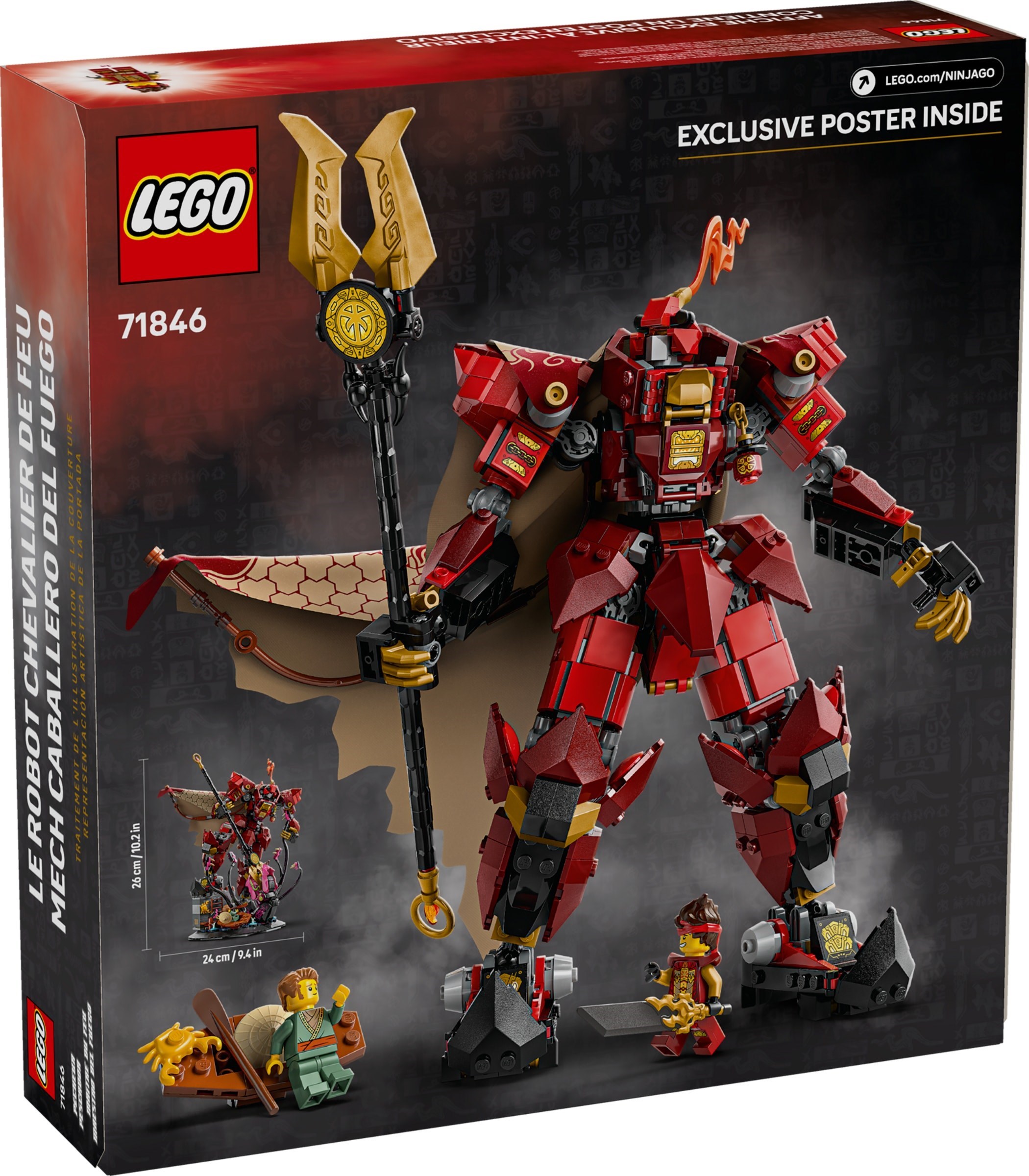 LEGO Ninjago เลโก้ 71846 The Fire Knight Mech
