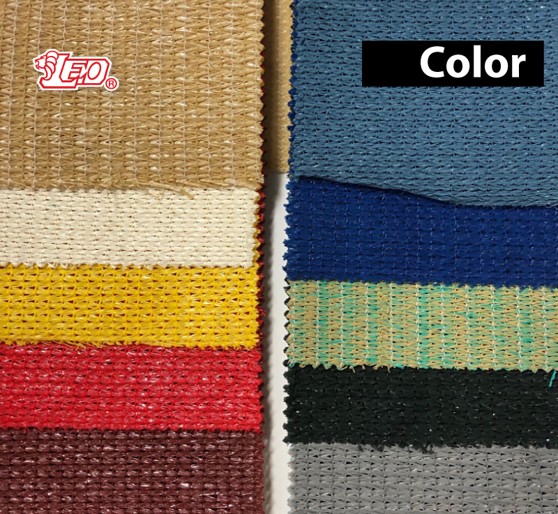 Leo ผ้าตาข่ายกรองแดด กันฝนปรอย สแลนตกแต่ง ม่านบังแดด ทรงสามเหลี่ยม Sunshade แถมฟรี ร่มพับ3ตอน