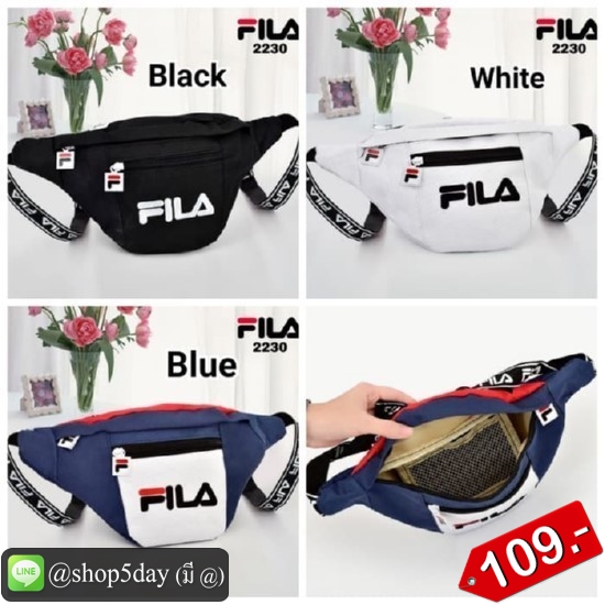 🔥กระเป๋าแฟชั่น คาดอก Fila ฟิล่า No.flla 109-C