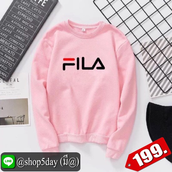 🔥 FILA เสื้อแขนยาวยอดฮิต ใส่ได้ทั้งหญิงและชาย