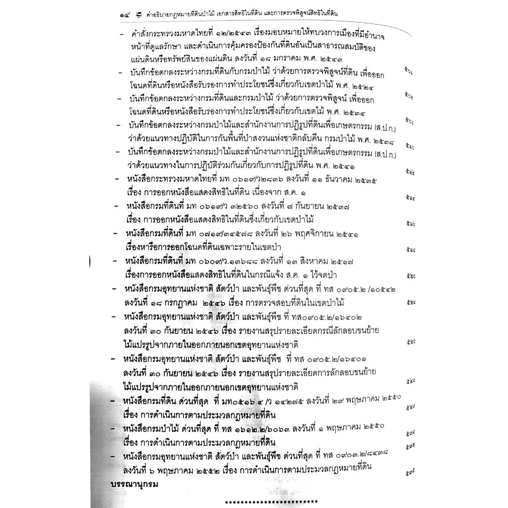 คำอธิบายกฎหมาย ที่ดินป่าไม้ เอกสารสิทธิในที่ดิน และ การตรวจพิสูจน์สิทธิในที่ดิน(วนิดา พรไพบูลย์) /พิมพ์ พ.ย.55 ครั้งที่3
