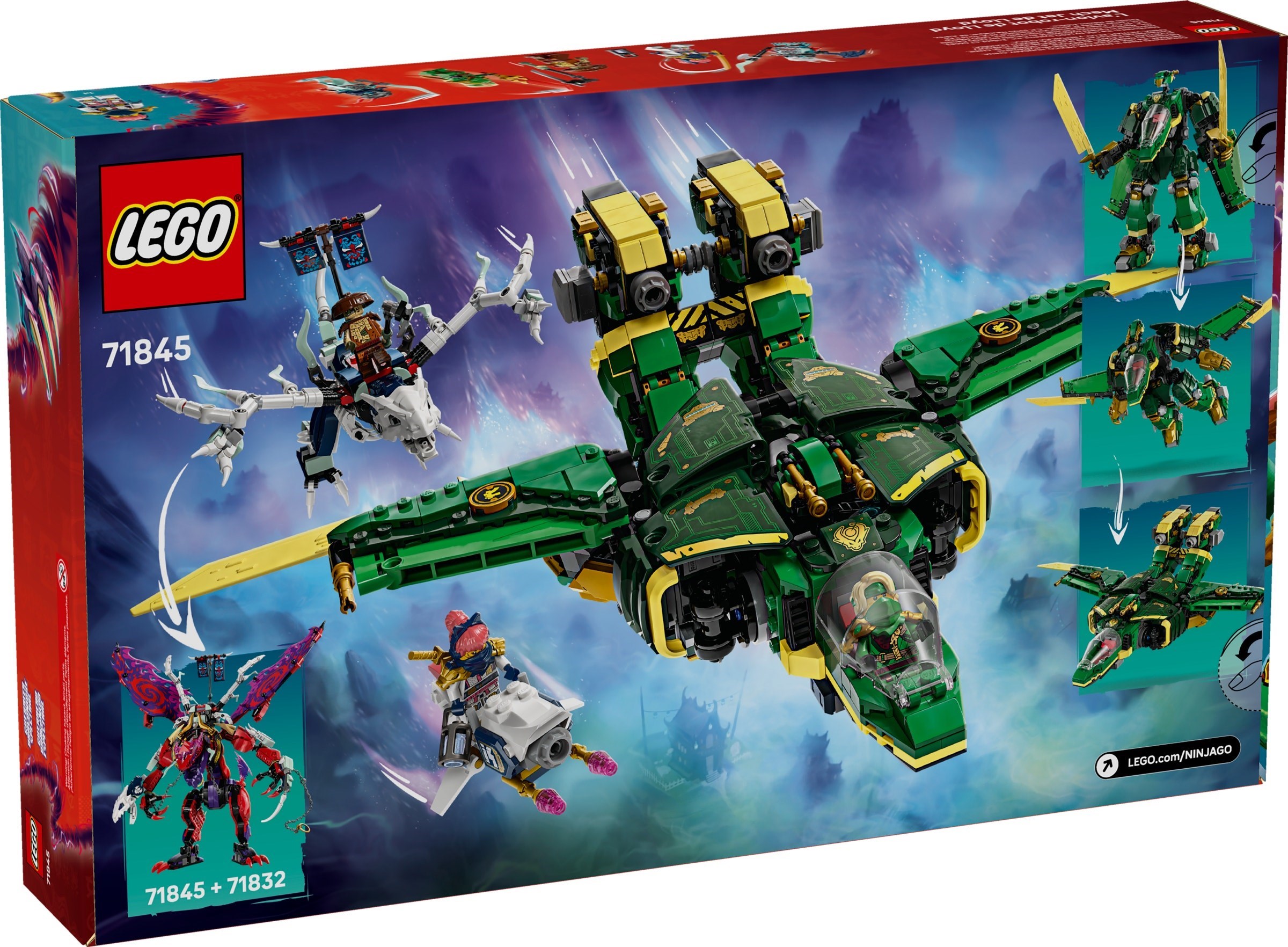 LEGO Ninjago เลโก้ 71845 Lloyd's Jet Mech