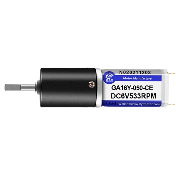 Gear Motor GA16Y-050 มอเตอร์เกียร์ 16mm. 6V 533RPM Shaft 3mm.16GA micro motor DC reduction planetary motor