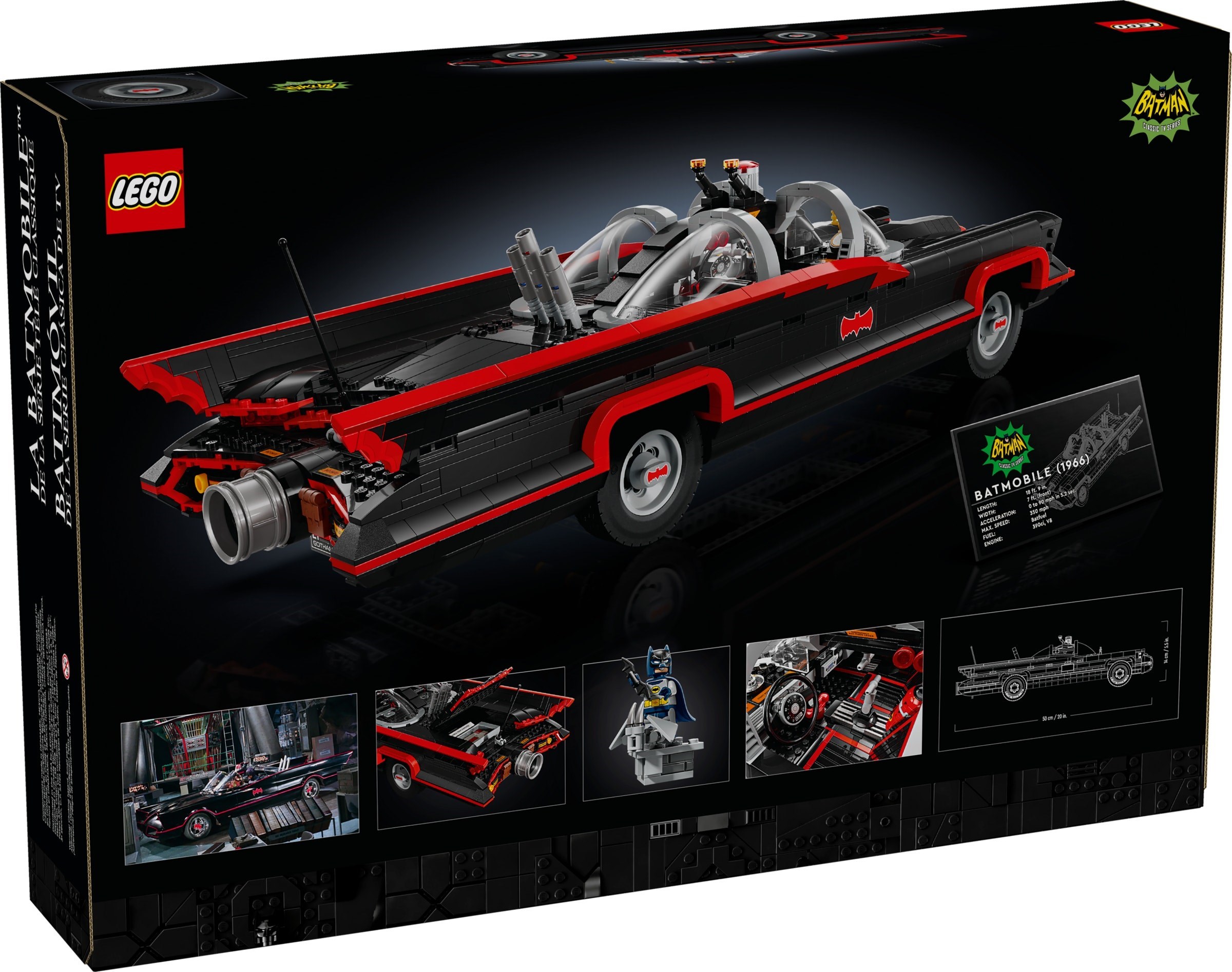 LEGO Super Heroes DC เลโก้ 76328 Batman The Classic TV Series Batmobile
