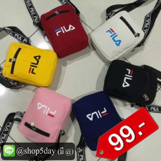 🔥กระเป๋าแฟชั่น สะพายข้าง Fila ฟิล่า No.flla DJ001