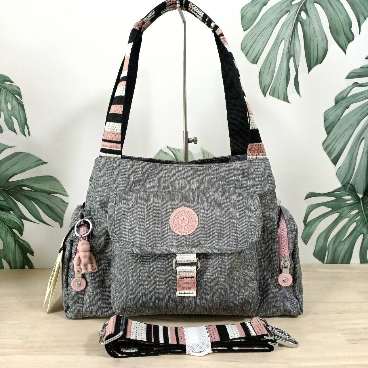 Kipling Felix กระเป๋าถือ กระเป๋าคิปลิ้ง สะพาย