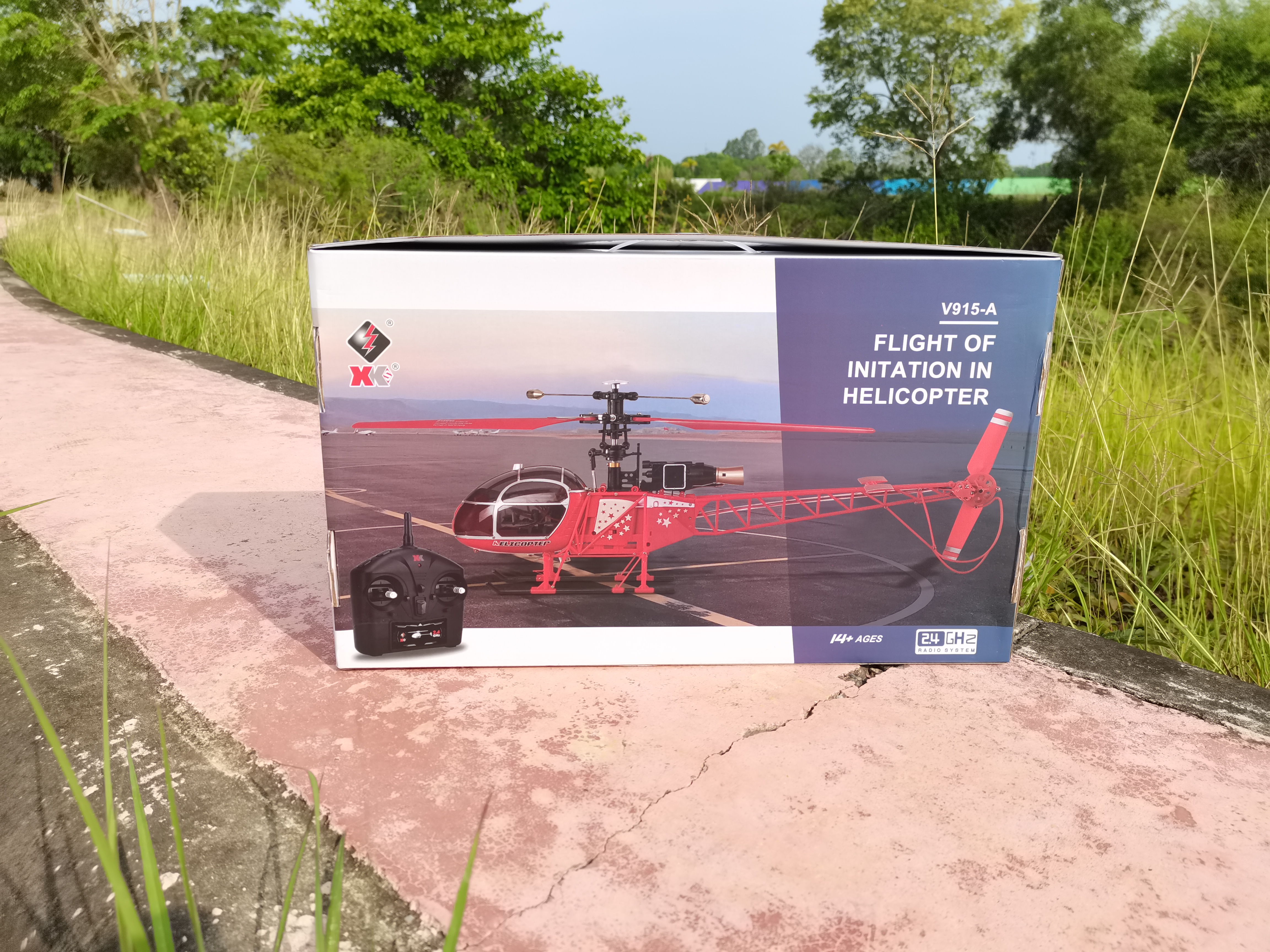 เฮลิคอปเตอร์ WLTOYS V915 LAMA สเกล 2.4GHZ เวอร์ชั่นใหม่