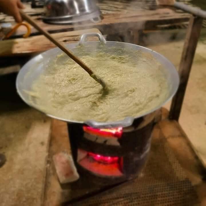 ทุเรียนกวน เตาถ่าน