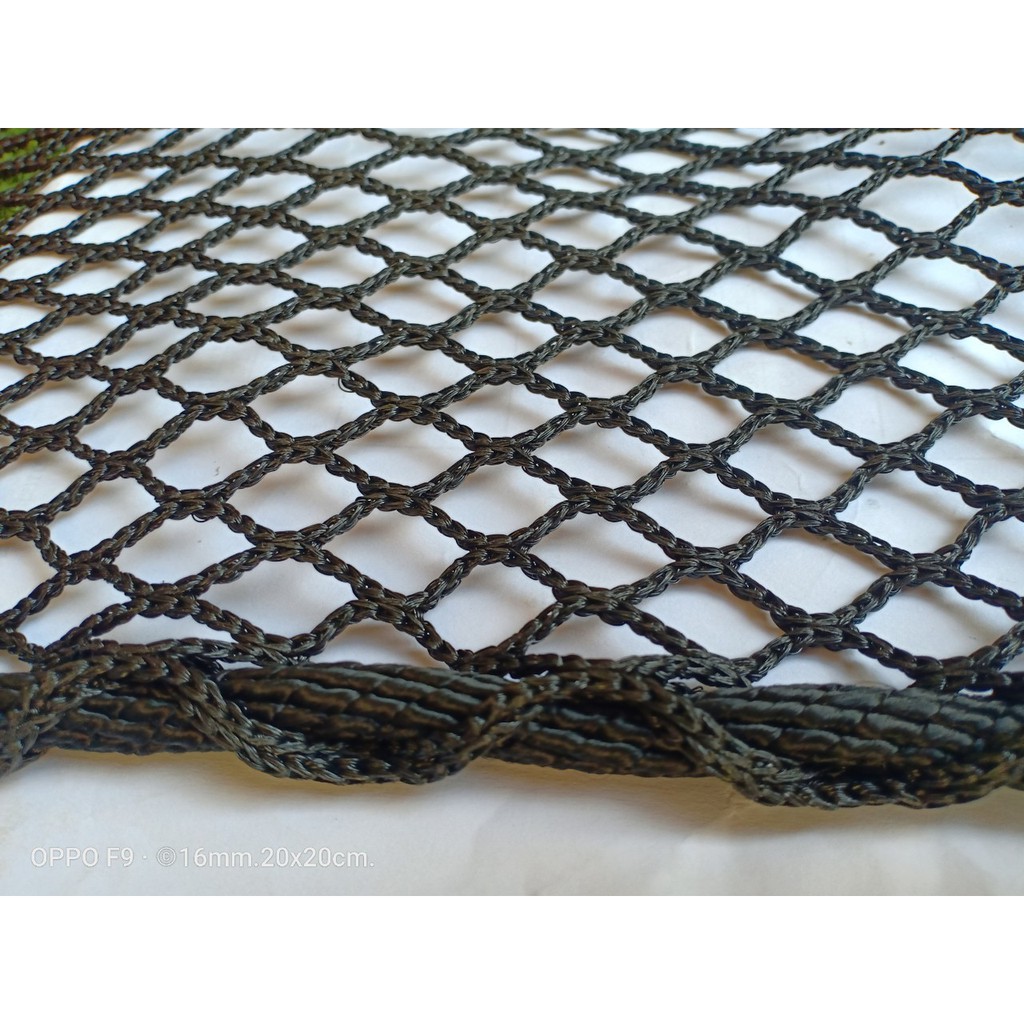 Hammock ตาข่ายนั่งชิว เปลตาข่ายรีสอร์ท ขนาด 200 x 300 cm. ตาข่ายพร้อมเดินเส้นขอบให้เรียบร้อย + แถมเชือกมัดติดตั้ง