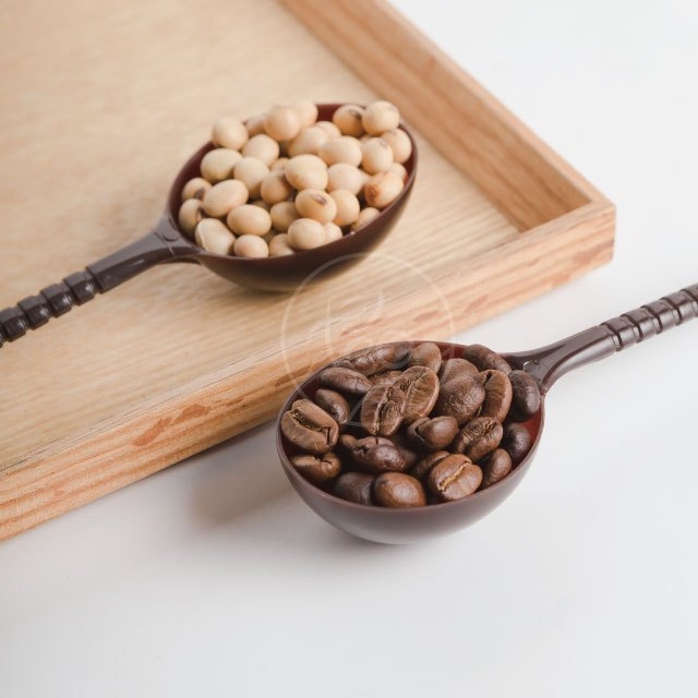 ช้อนตักนมผง Powder Spoon ช้อนตักผงก้านยาว Spoon สีน้ำตาล ช้อนตักผงกาแฟ ยาว 21.5cm /ชิ้น