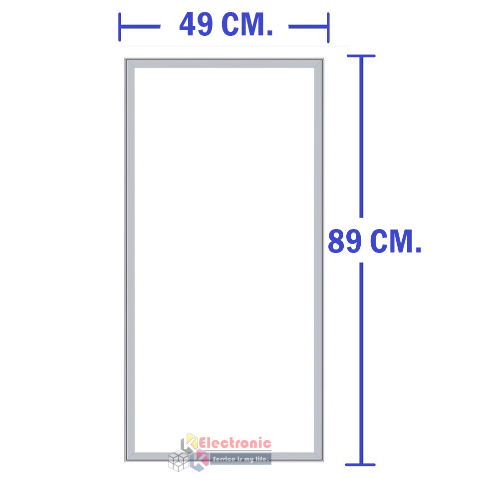 ขอบยางประตูตู้เย็น Toshiba-(โตชิบา)สำหรับรุ่น GR-B151Z/GR-B152Z อะไหล่แท้ ใส่ง่าย ขนาด 49*89 เซนติเมตร-ขอบยางแบบศรกดตามร่อง