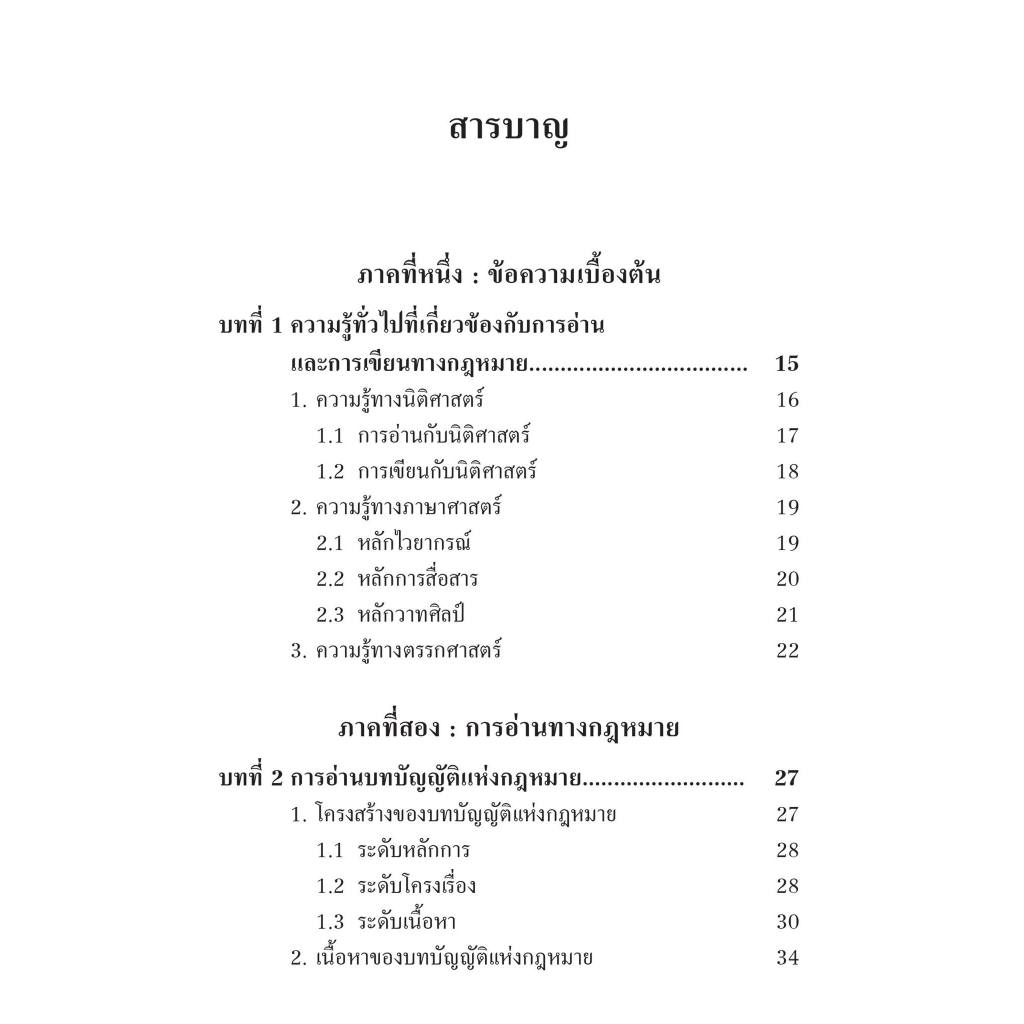 ความรู้พื้นฐานการอ่านและการเขียนทางกฎหมาย / โดย : จิรภัทร ชนะสิทธิ์ / ปีที่พิมพ์ : กุมภาพันธ์ 2567 (ครั้งที่ 1)