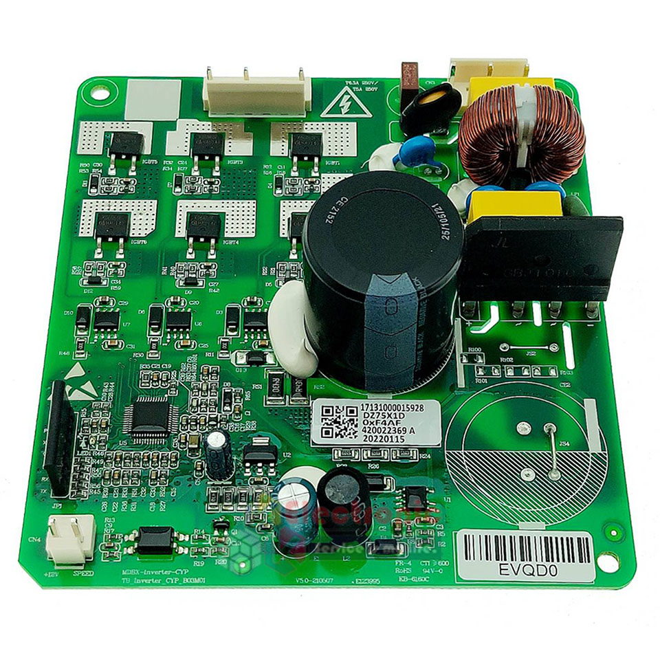 แผงบอร์ดตู้เย็นTOSHIBA(โตชิบา)รุ่น GR-A25KS/GR-A28KS/GR-B31KU(SS)-อะไหล่แท้-ใช้กับคอมเพรสเซอร์GMCCเบอร์DZ75X1D