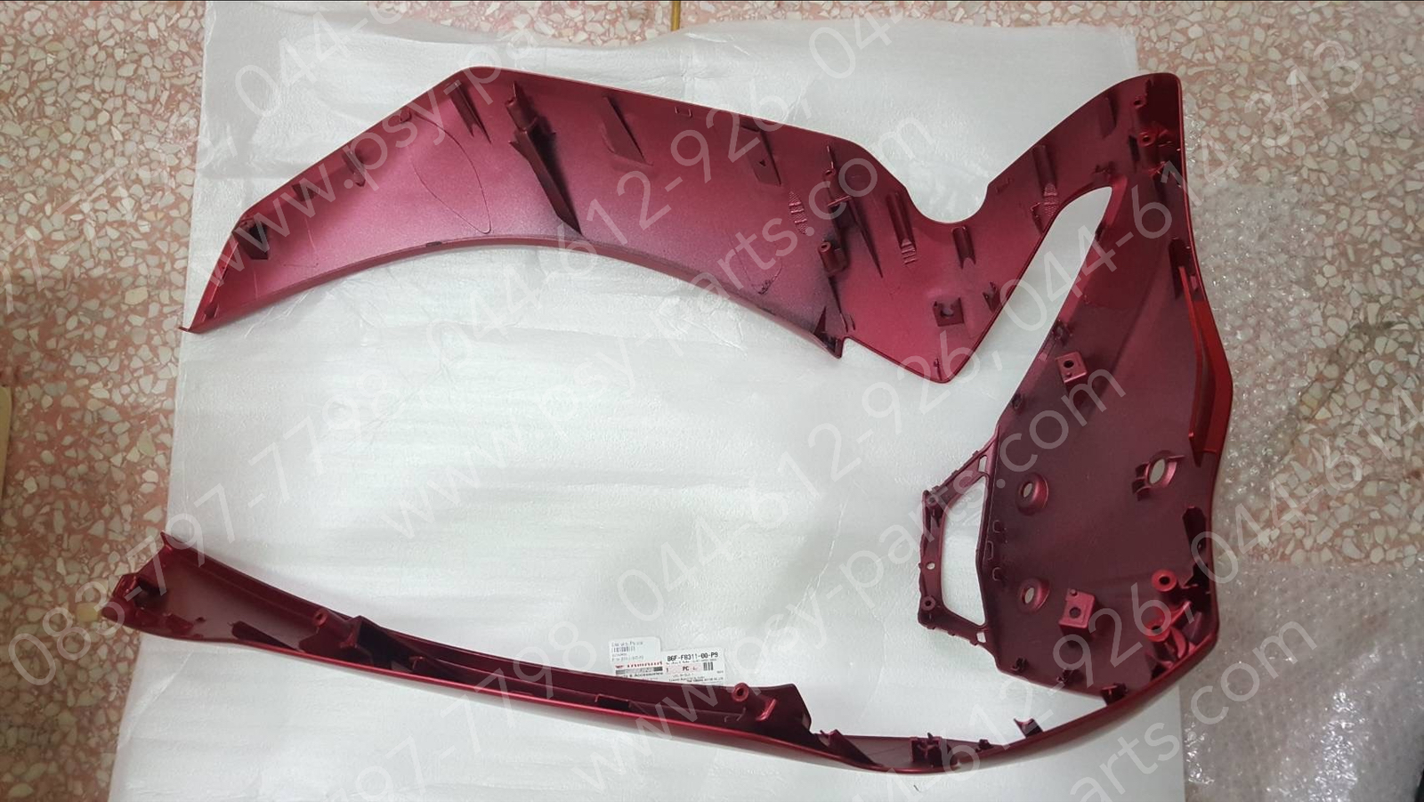 บังลม FINN แท้ๆ สีแดงบรอนซ์ด้าน (1610) B6F-F8311-00-P9 Yamaha