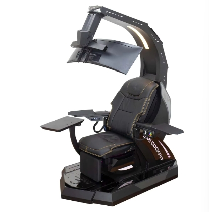 เก้าอี้เล่นเกมพร้อมระบบนวดแบบออลอินวัน รุ่น GIMI 520 รองรับจอภาพ 3-5 จอ