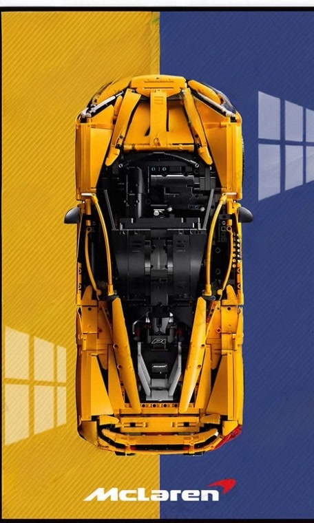 Display frame สำหรับ LEGO เลโก้ 42172 Technic McLaren P1