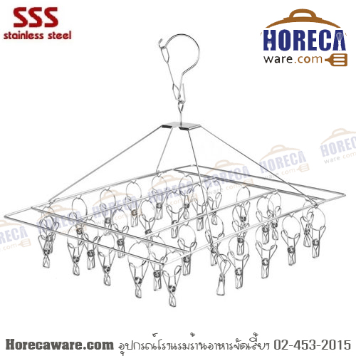 ที่แขวนผ้าเหลี่ยม sus304 สามเอส [3s-hm-002]