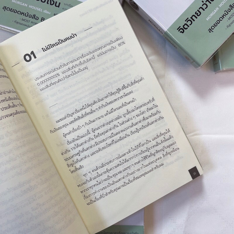 The Psychology of Money จิตวิทยาว่าด้วยเงิน /ผู้เขียน: Morgan Housel / สำนักพิมพ์: Live Rich Forever/การเงิน