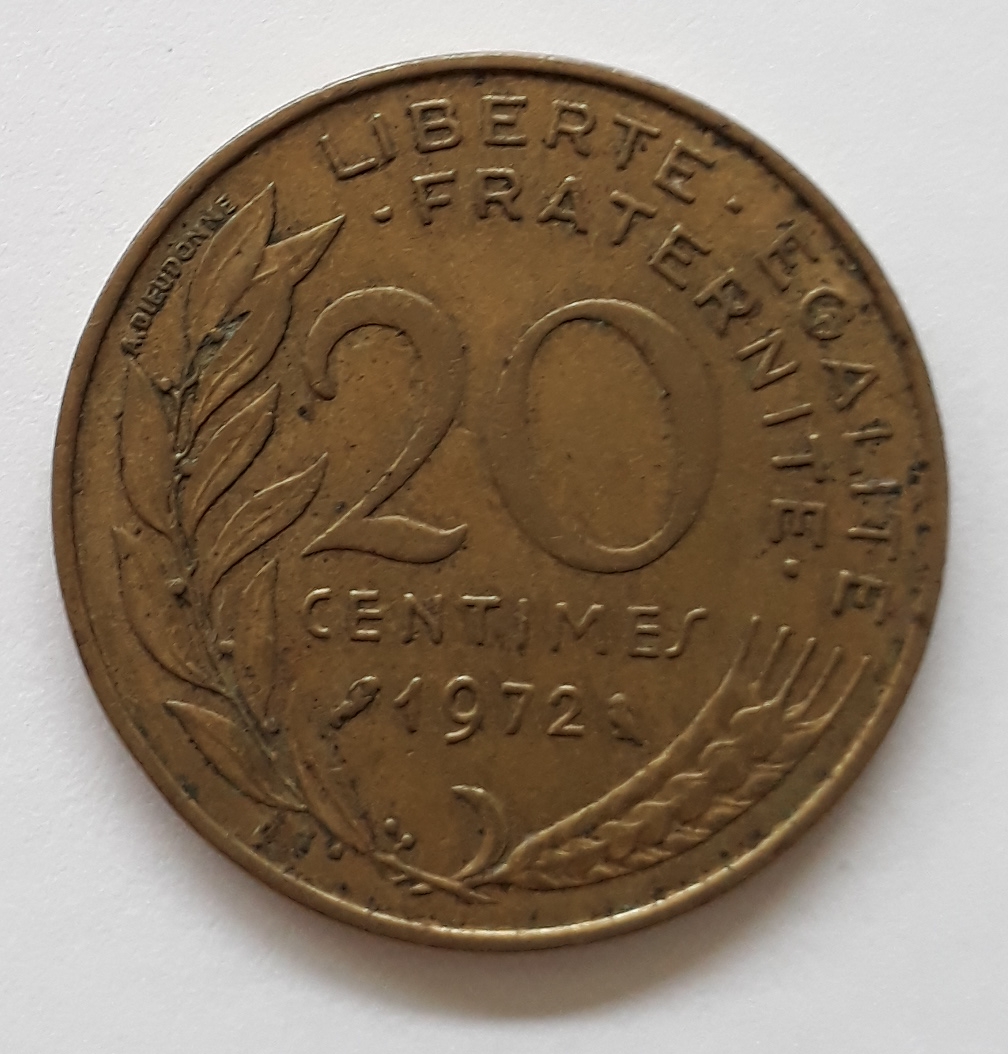 FRANGAISE 20 CENTIMES