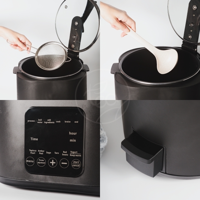 เครื่องต้มไข่มุก หม้อต้มไข่มุก หม้อต้มไข่มุกไฟฟ้า หม้อต้มไข่มุกอัตโนมัติ ความจุ 9 ลิตร TEA-KSeries