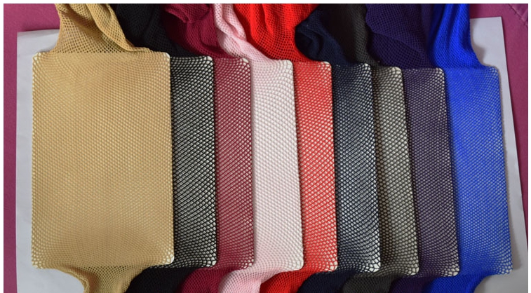 ถุงน่องเด็กสีไวน์แดง ถุงน่องตาข่ายเด็กพร้อมส่ง