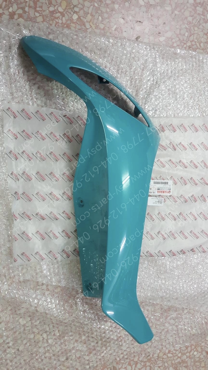 บังลม-ขวา FINO 125 แท้ๆ สีเขียวอมฟ้า 1YC-F8312-00-PP Yamaha