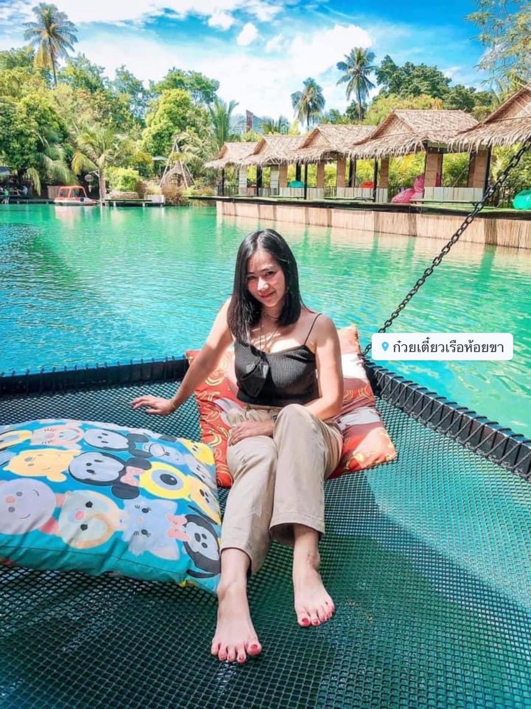 Hammock เปลตาข่ายนั่งเล่น ตาข่ายเช็คอินคาเฟ่ ตาข่ายกันตก