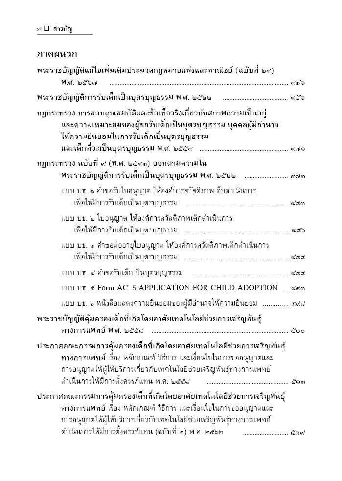 ชุมนุมข้อกฎหมาย คดีครอบครัว แนวทางเรียง คำฟ้อง คำให้การ และคำร้อง เล่ม3 ว่าด้วย บิดามารดากับบุตร / ดร.จิตฤดี วีระเวสส์