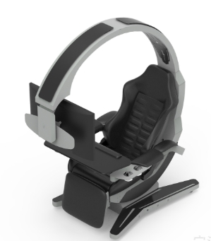 เก้าอี้เกมมิ่ง T7 Ingrima Coding Pod, Gaming Space Pod, Gaming Cockpit, Computer Cockpit