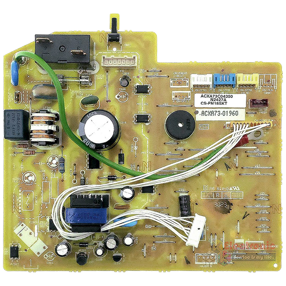 แผงบอร์ดแอร์คอยเย็นPANASONIC-พานาโซนิค รุ่น CS-PN18SKT-อะไหล่ใหม่แท้บริษัท #อะไหล่แอร์PANASONIC