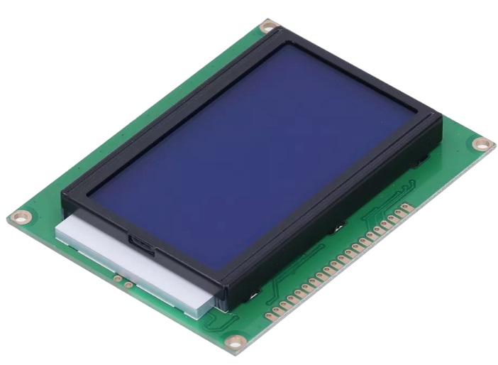 โมดูลจอแสดงผล LCD 12864 20PIN 93*70 mm Dots 5V blue screen/LCD screen/with Chinese font/backlight/KS0108 with data