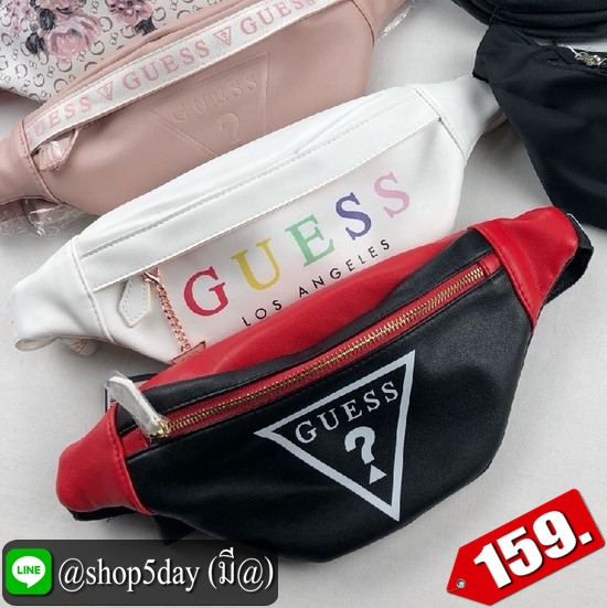 🤟 กระเป๋าหนัง PU คาดอก-คาดเอว 🥰 GUESS