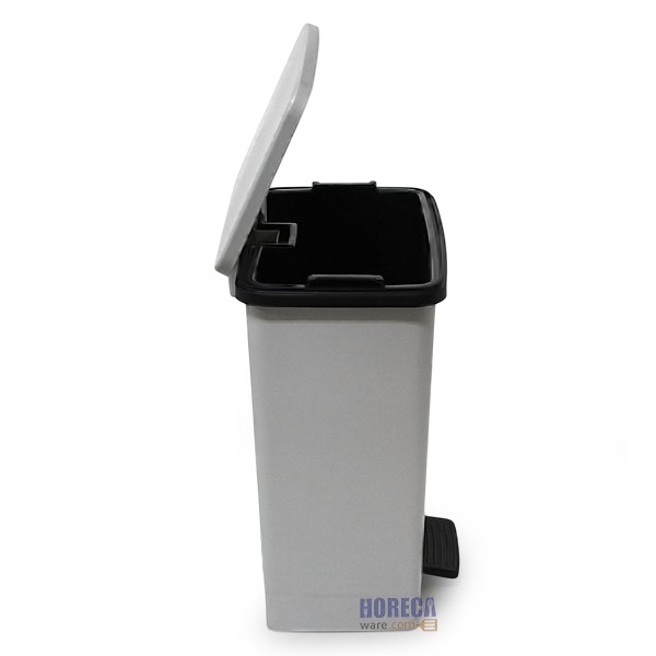 ถังขยะขาเหยียบ soft close 20ลิตร สีเทา ตราได-เคียว-วา