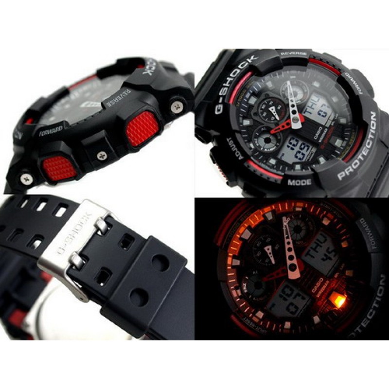 Casio G-Shock ชาย GA-100-1A4DR