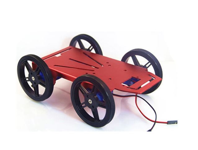 เซอร์โวมอเตอร์ พร้อมล้อรถ SG90 Micro Servo 1.8kg/cm (หมุนได้ต่อเนื่อง สั่งหมุนซ้าย, ขวา, หยุด, ปรับความเร็วได้) 4.8V - 6V 360 Degree Continuous Rotation Servo With Servo Wheel DIY Kit