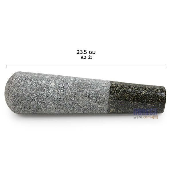 Stone pestle for mortar 10" stone